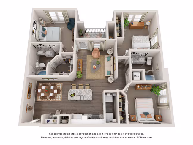 Unit 2301 2224 floor plan