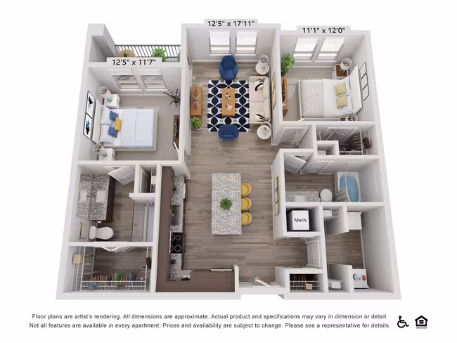 Unit 3302 4113 floor plan