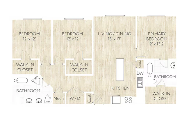 C1 1106 floor plan