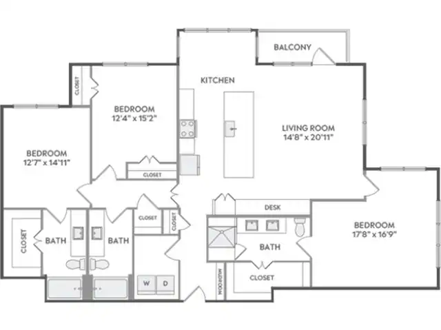 Unit 1-4001 1-4001 floor plan
