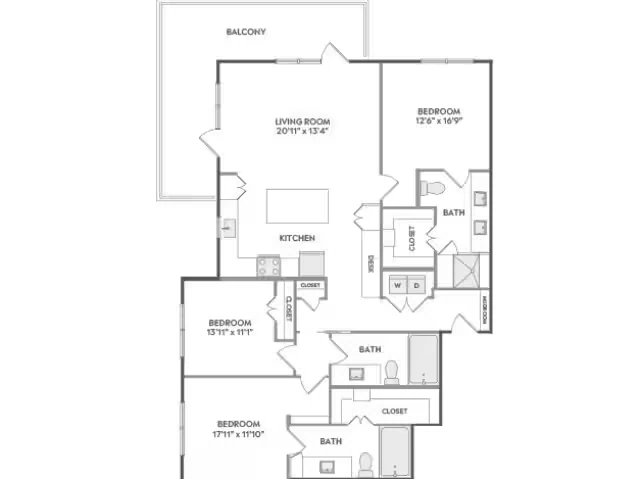 D7 1-1077 floor plan
