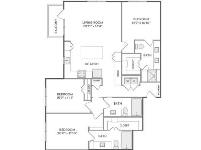 D8 1-1055 floor plan