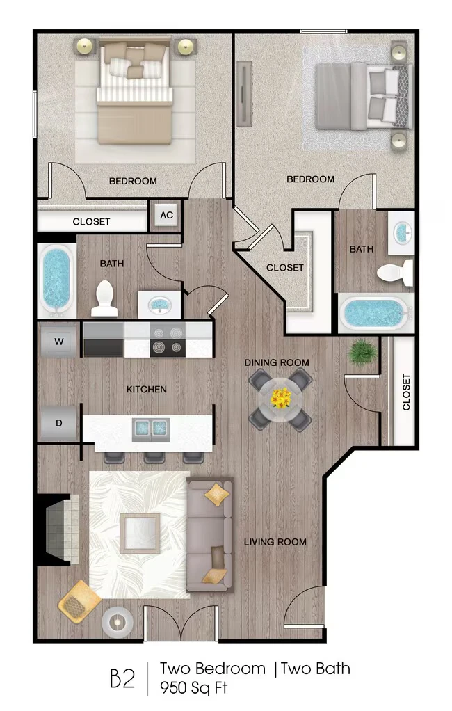 Unit 604 1201 floor plan