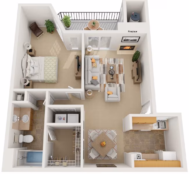 Unit 1224 0834 floor plan