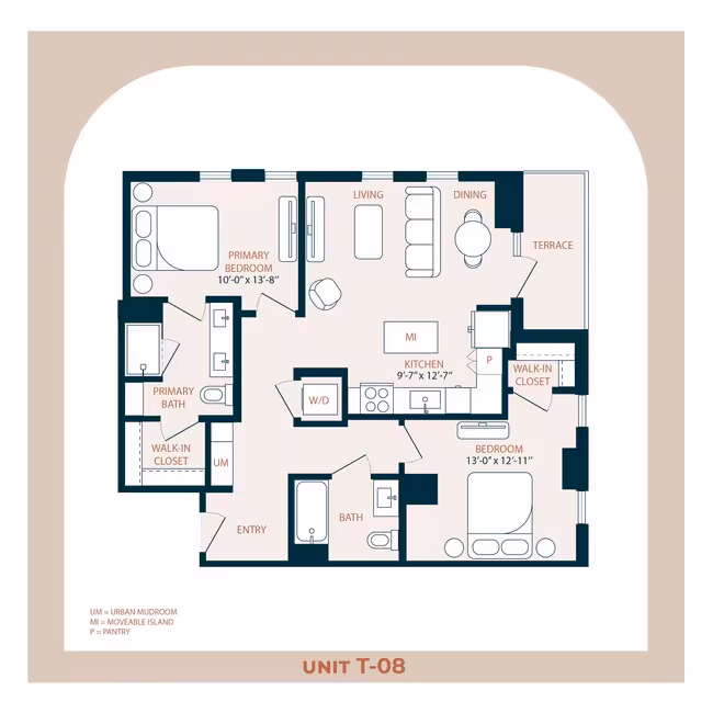Unit 908 908 floor plan