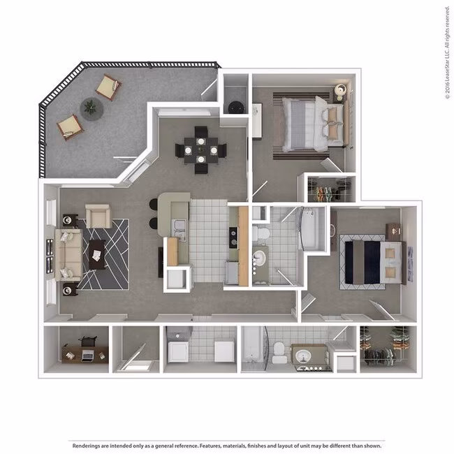 Unit 1936 1936 floor plan