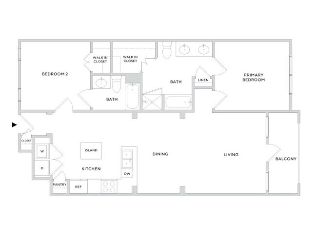 B3 Building 1-1410 floor plan