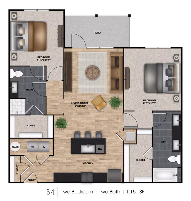 Unit 9201 1209 floor plan
