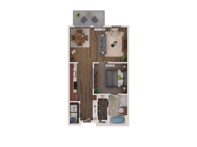 Unit 6126 6126 floor plan