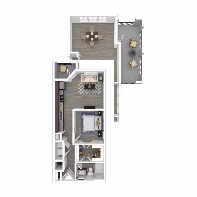 Unit 9211 4405 floor plan