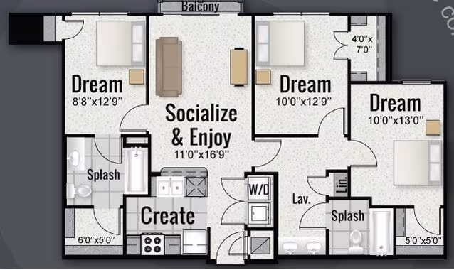 Unit Private Private floor plan