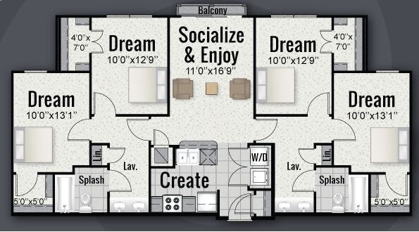 Unit Private Private floor plan