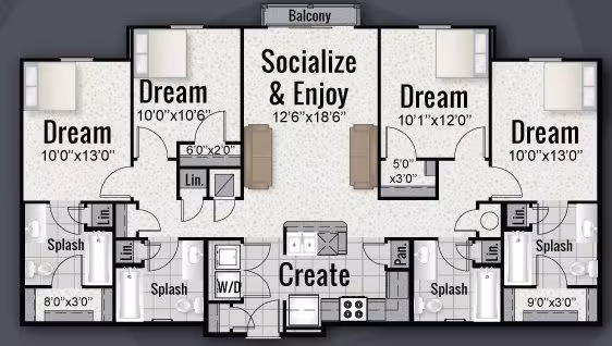 Unit Private Private floor plan