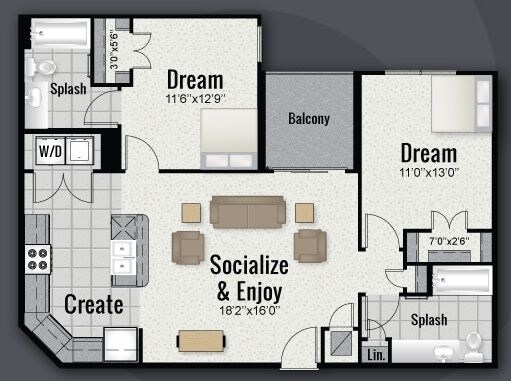 Unit Private Private floor plan