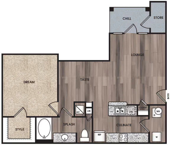 Unit 1224 1224 floor plan