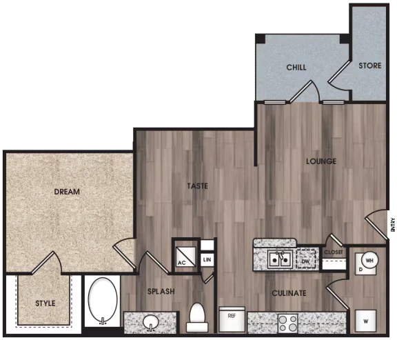 Unit 1130 1130 floor plan