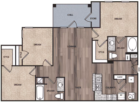 Unit 1237 1237 floor plan