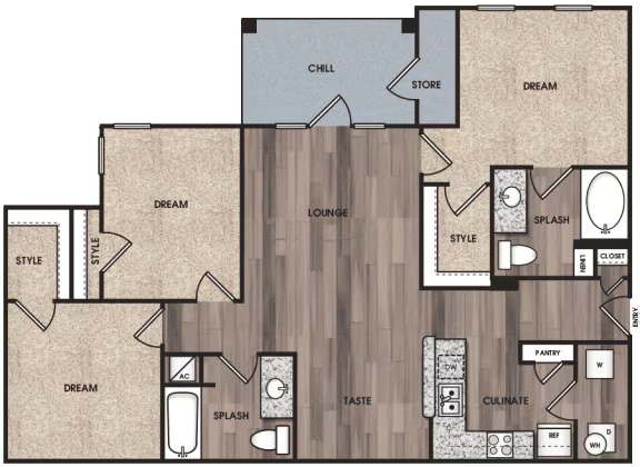 Unit 1237 1237 floor plan