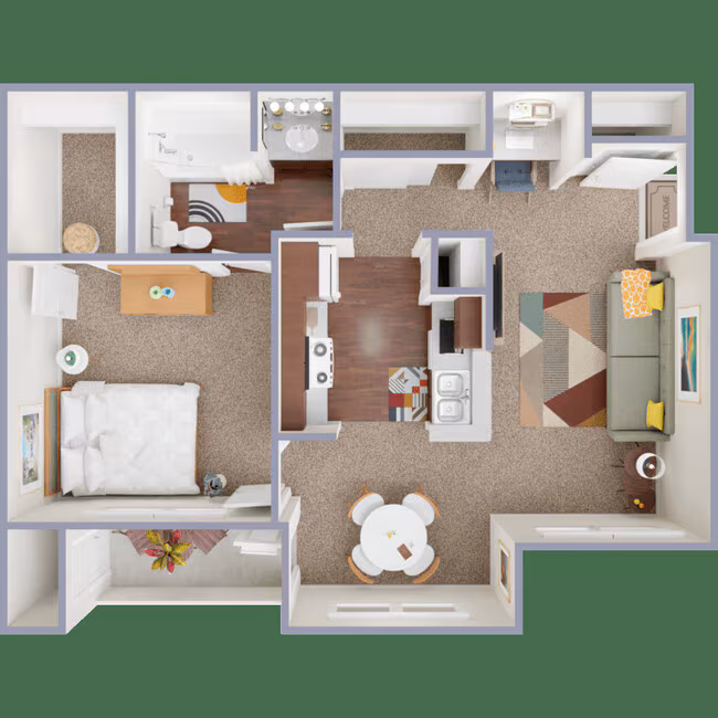 Unit 2A-2205 2B-2304 floor plan