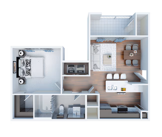 Unit 1-1107 5306 floor plan