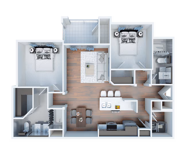 Unit 1107 1107 floor plan