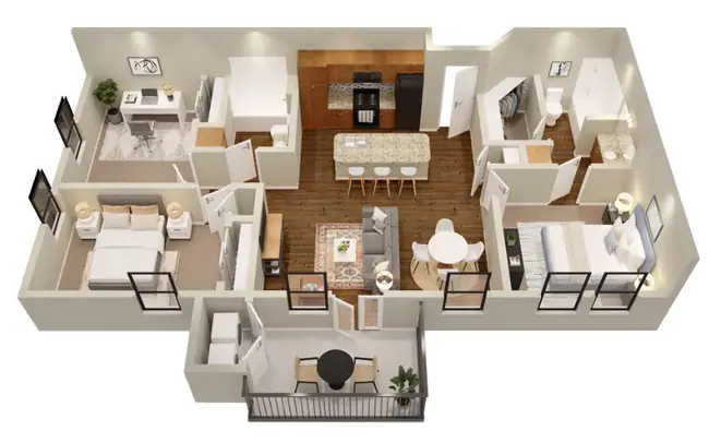 Unit 12301 12301 floor plan