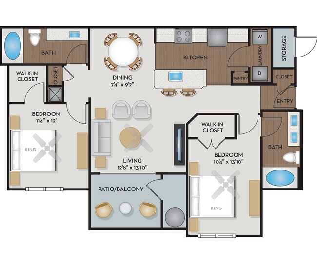 Unit 732 732 floor plan