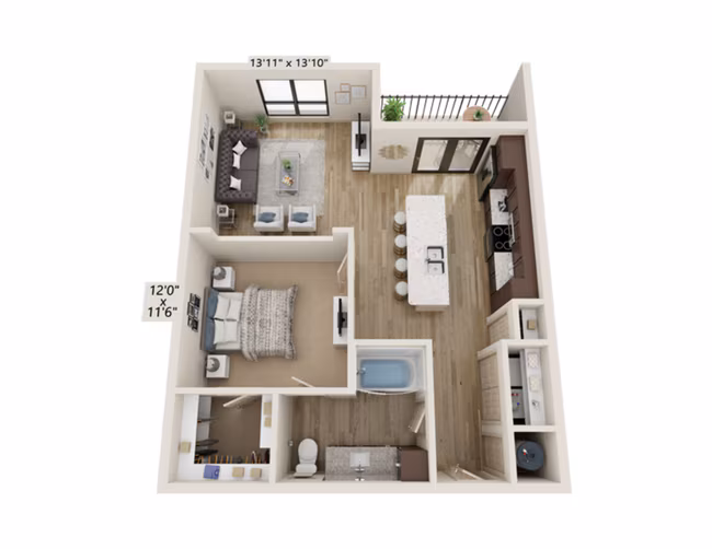 Unit 2303 2303 floor plan