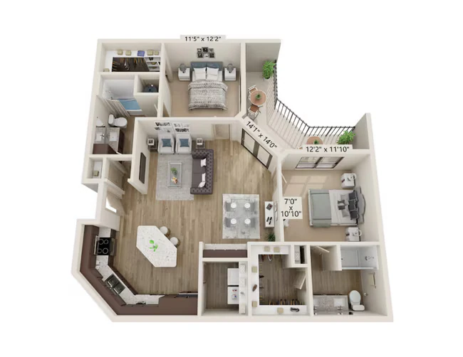 B2 3303 floor plan