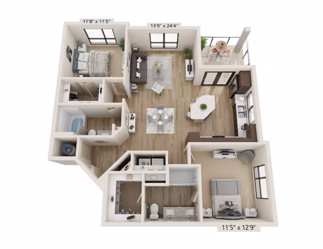 B4 1201 floor plan