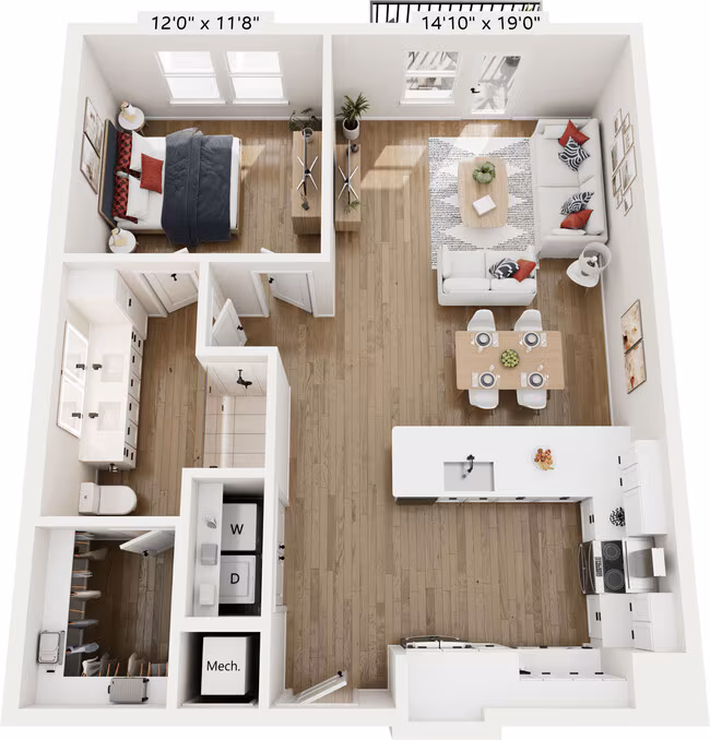 Unit 01309 08109 floor plan