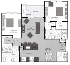 B3 7303 floor plan