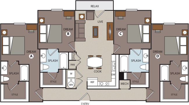 Unit Private Private floor plan