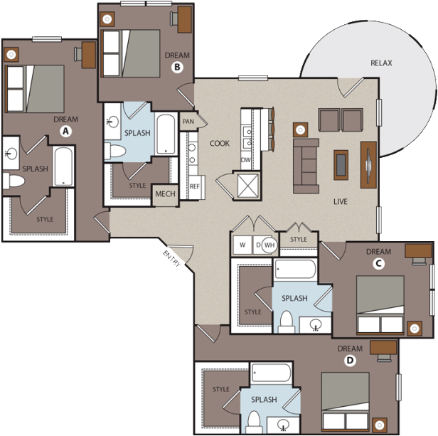 Unit Private Private floor plan