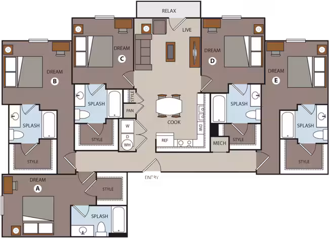 Unit Private Private floor plan