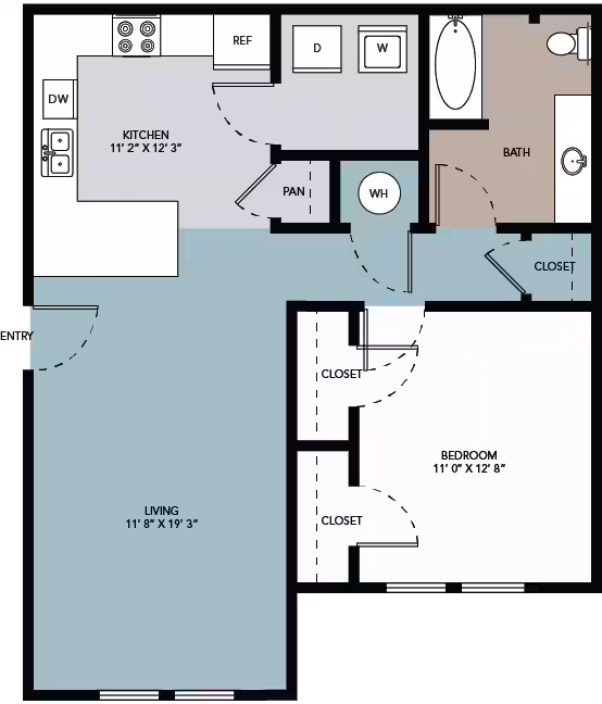 Unit 1135 1315 floor plan