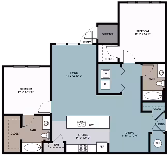 Unit 923 923 floor plan