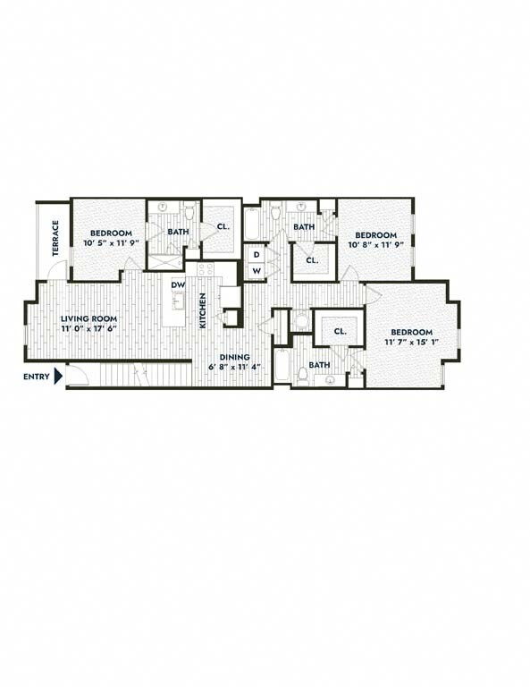 Unit 11207 11207 floor plan