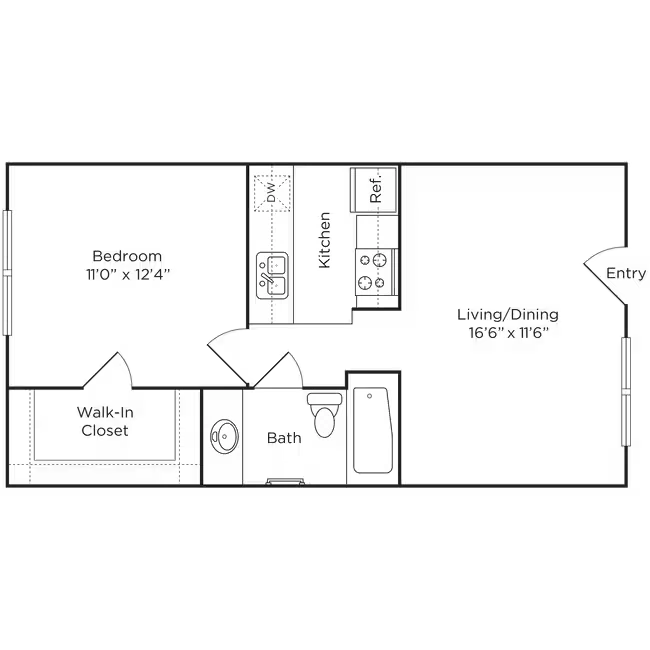 1A 0165BE floor plan