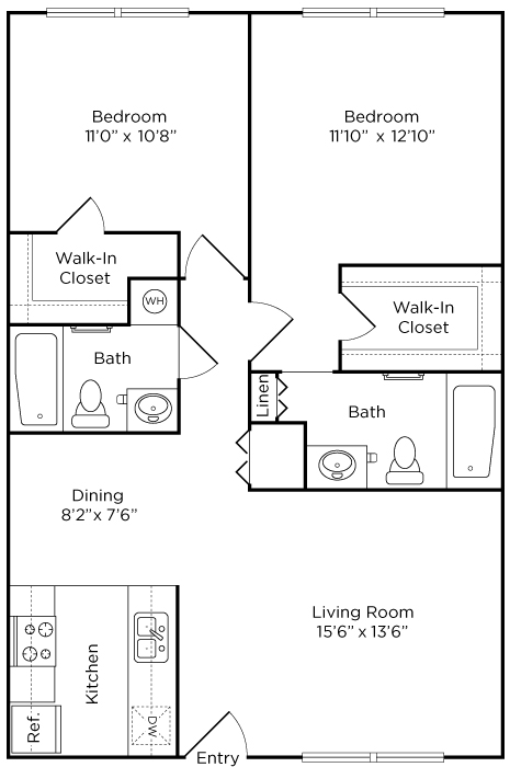 Unit 0106AE 0106AE floor plan