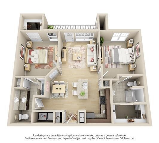 B2 08-308 floor plan