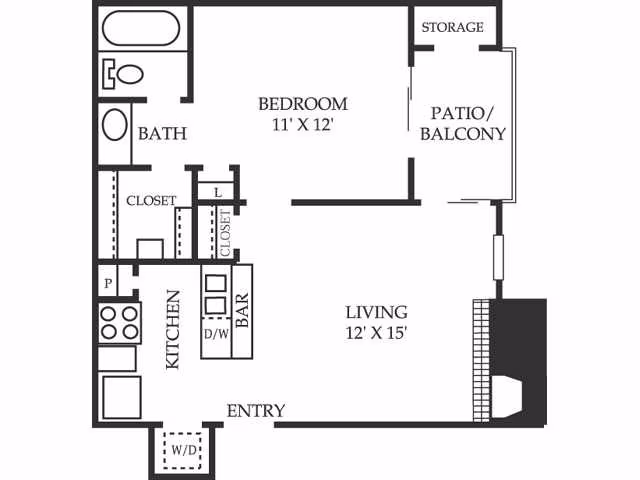 Unit 1409 1409 floor plan