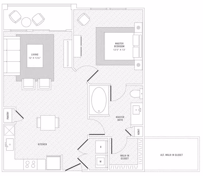 Unit 6105 6105 floor plan
