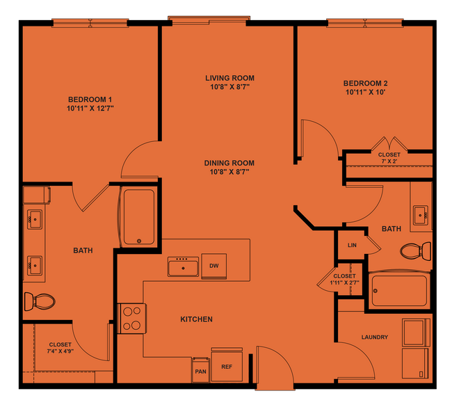 Unit 3410 3410 floor plan