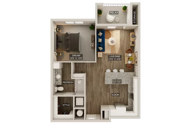 A3 1204 floor plan