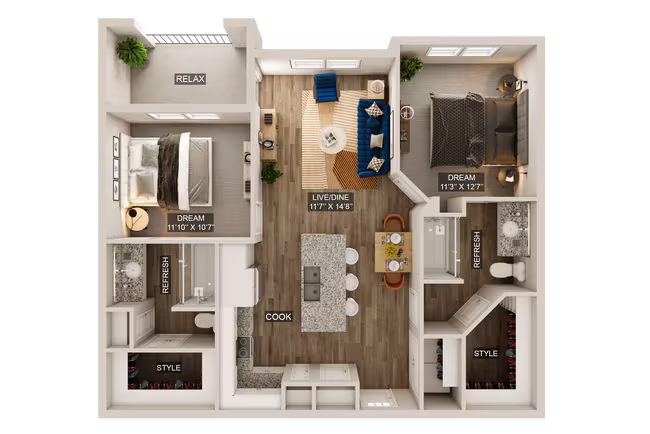 Unit 3204 3220 floor plan