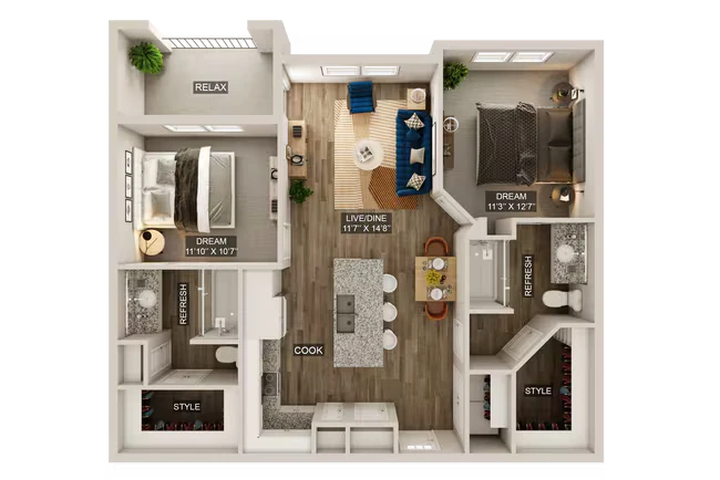 B1 - Affordable 4306 floor plan