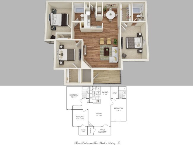 Unit 108 201 floor plan