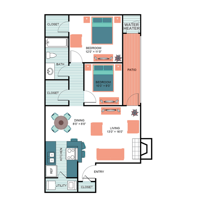 Unit 1113 1113 floor plan