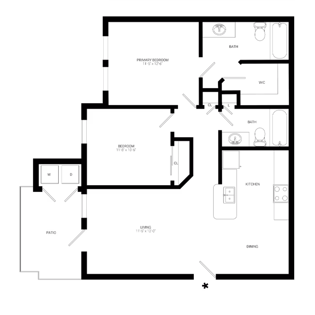 Unit 11304 11304 floor plan